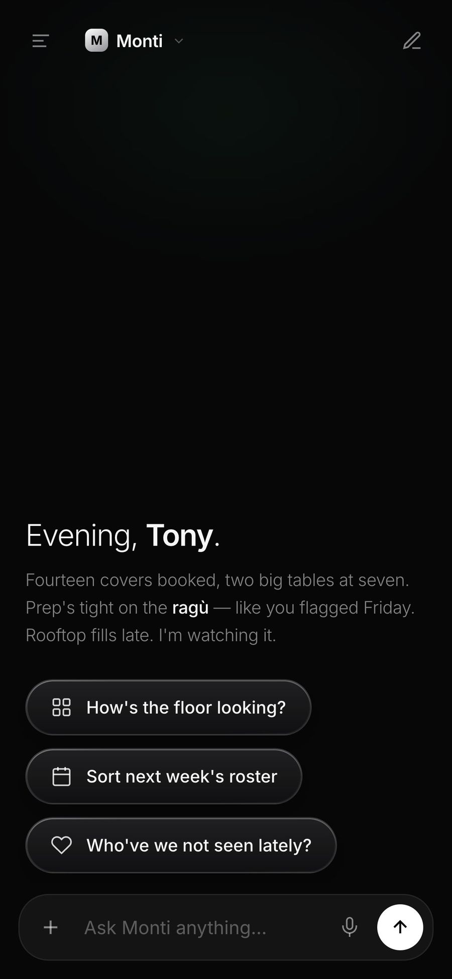 Monti on iPhone